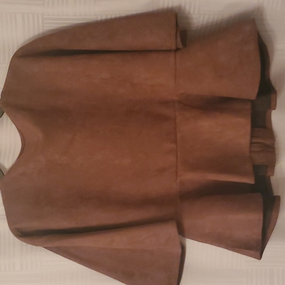Brown Peplum Jacket - Picture 4 of 4